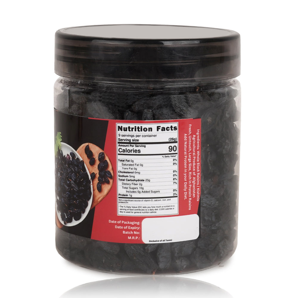 Premium Persian Black Raisins - Sweetest Ever