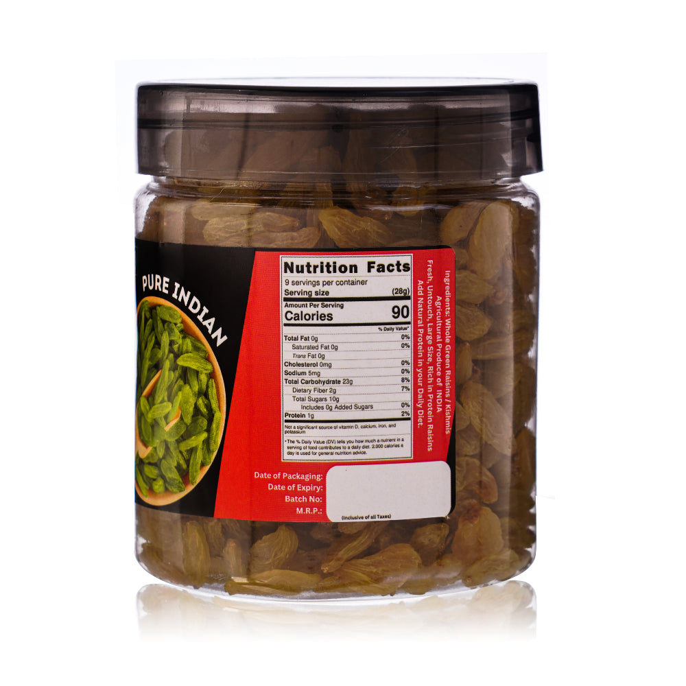 Indian Green Raisins - Fresh & Sweet