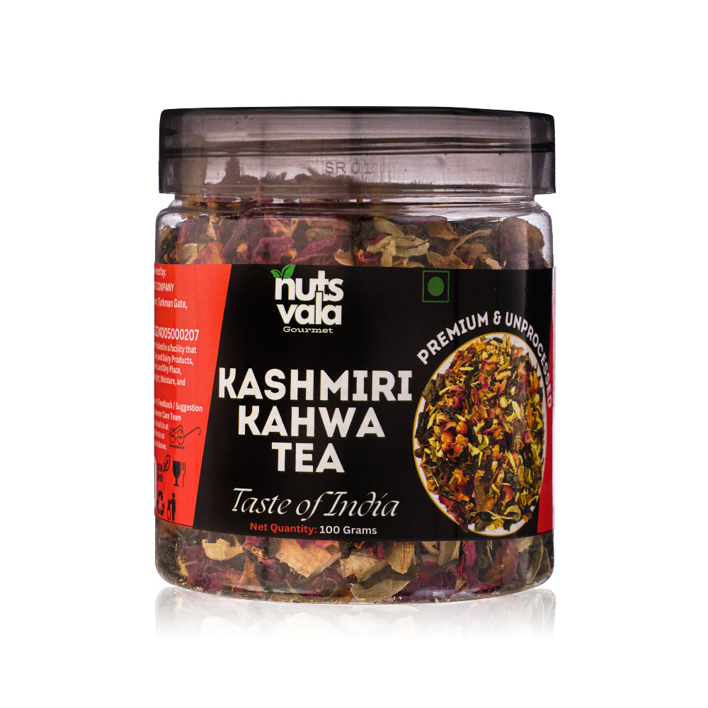 Kashmiri Kahwa Tea With Green Tea & Saffron Leafs