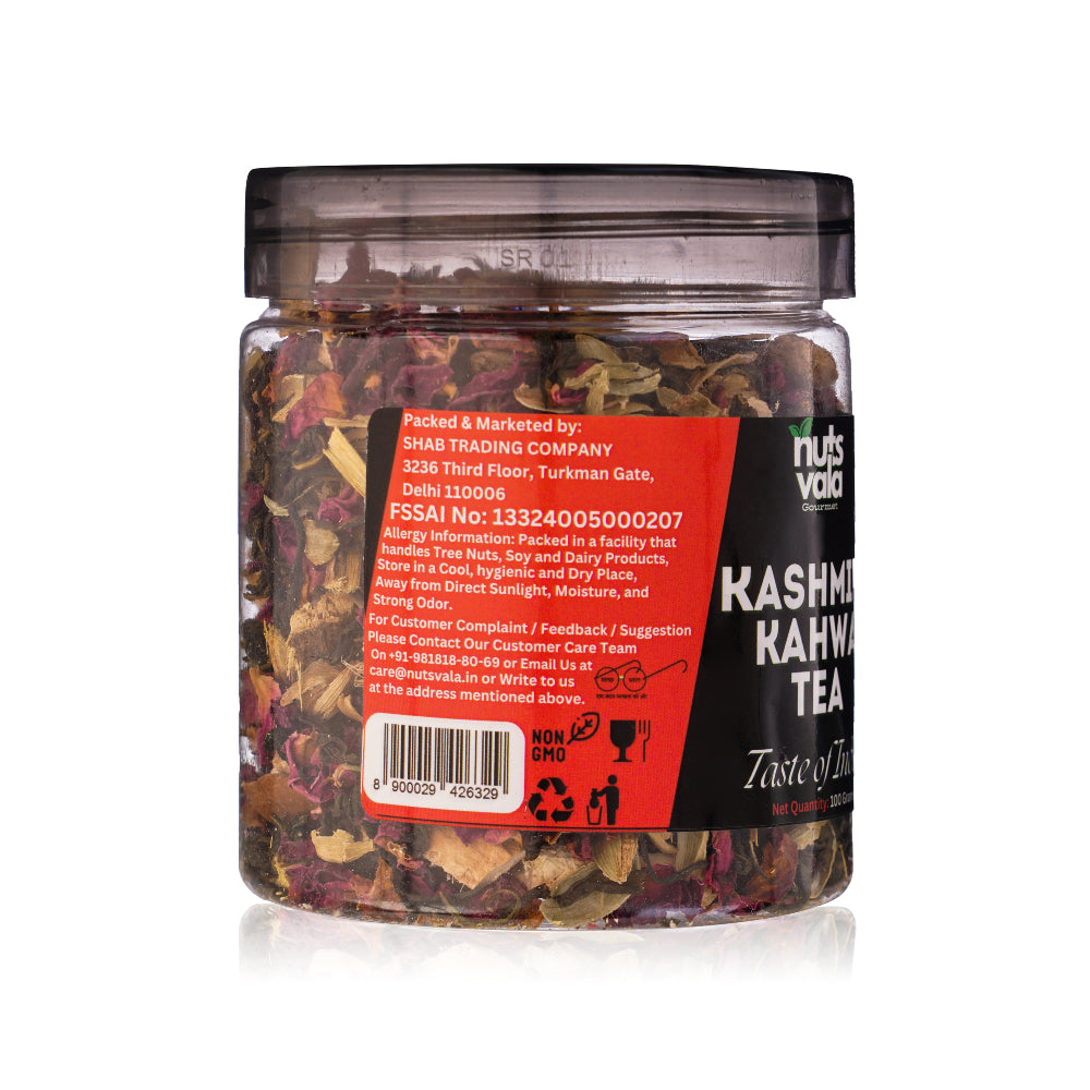 Kashmiri Kahwa Tea With Green Tea & Saffron Leafs