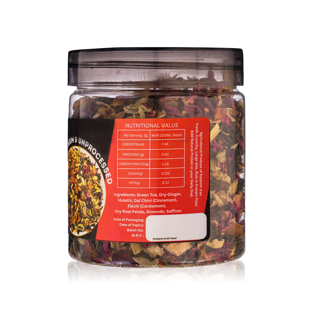 Kashmiri Kahwa Tea With Green Tea & Saffron Leafs