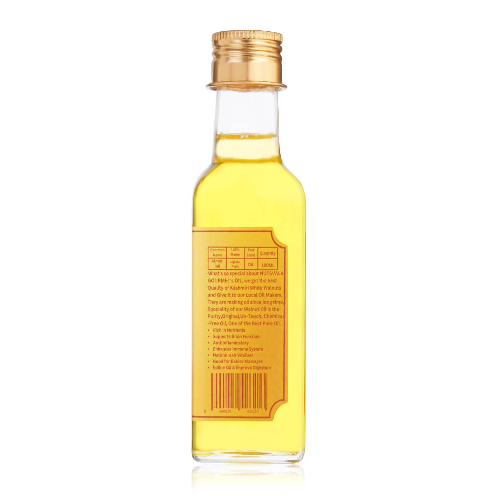 Walnut Oil Cold Pressed - 100% Pure & Nature